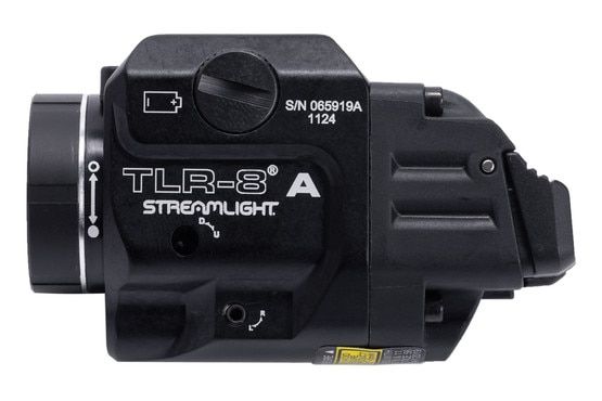 Streamlight 500-lumen weapon light, black.